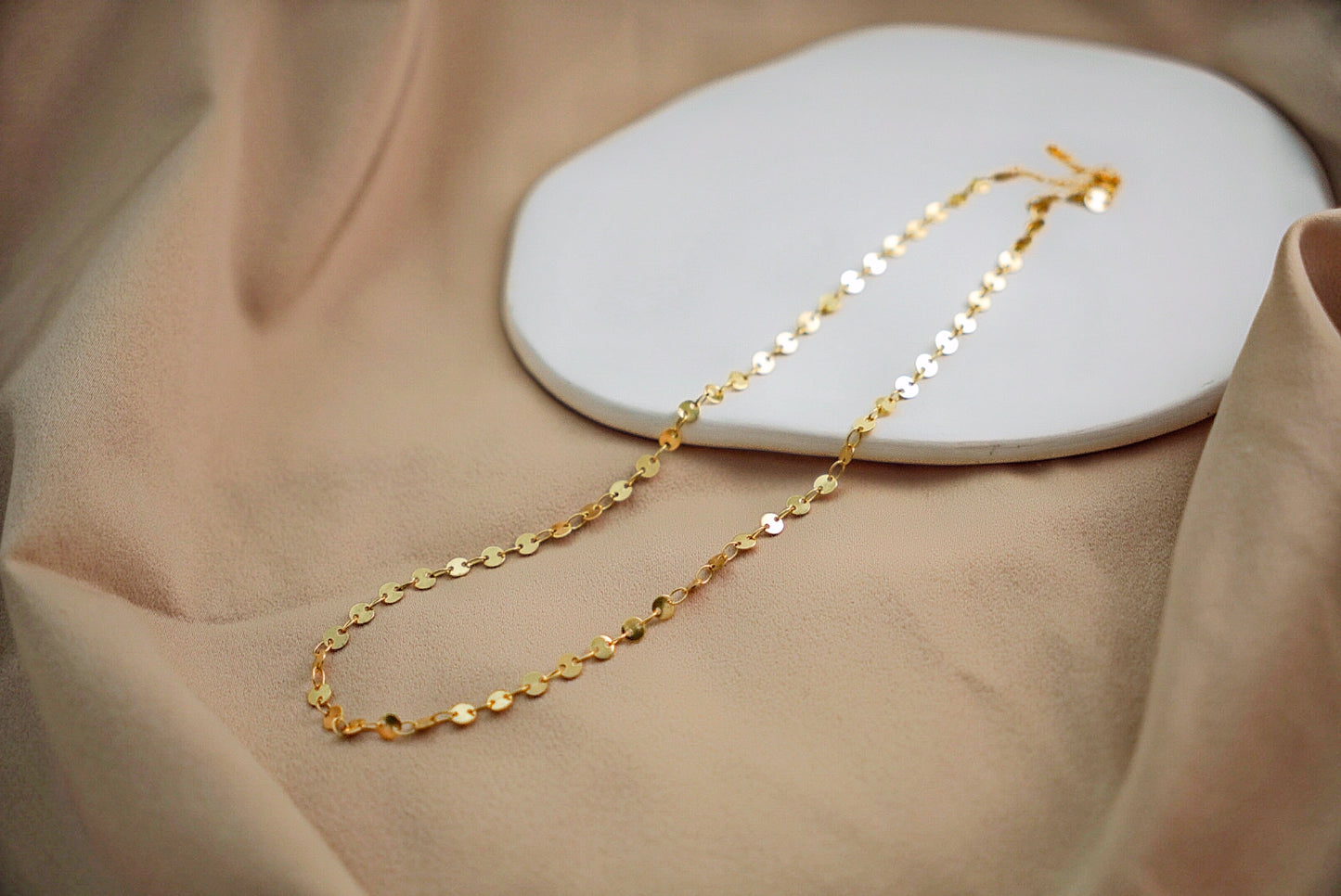金色硬幣項鍊CHOKER