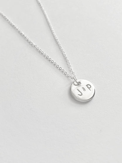 雙人英文字母項鍊