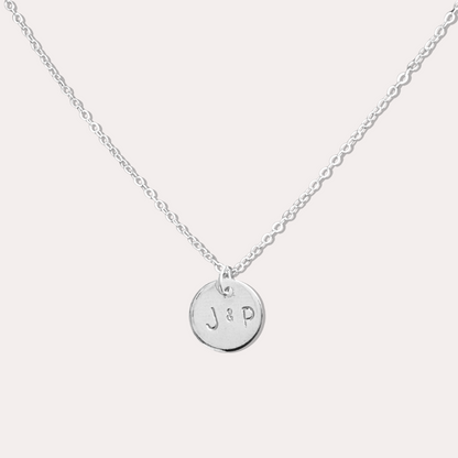 雙人英文字母項鍊