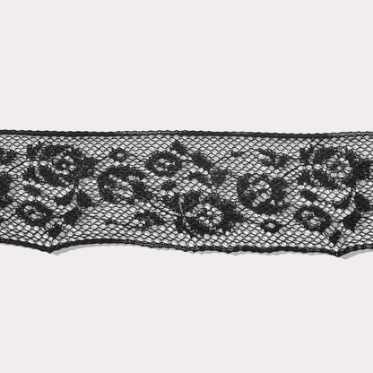 荊棘玫瑰簍空蕾絲CHOKER-黑/白