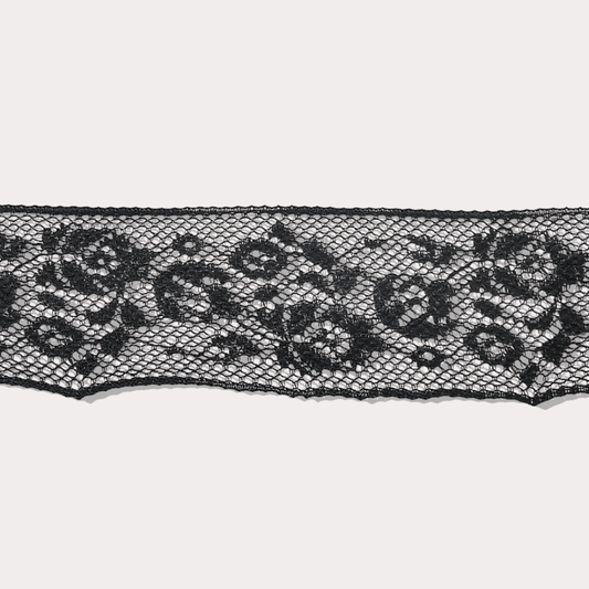 荊棘玫瑰簍空蕾絲CHOKER-黑/白