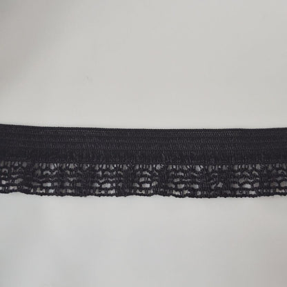 彈力半波浪黑色蕾絲CHOKER