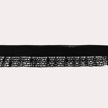 彈力半波浪黑色蕾絲CHOKER