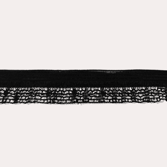 彈力半波浪黑色蕾絲CHOKER