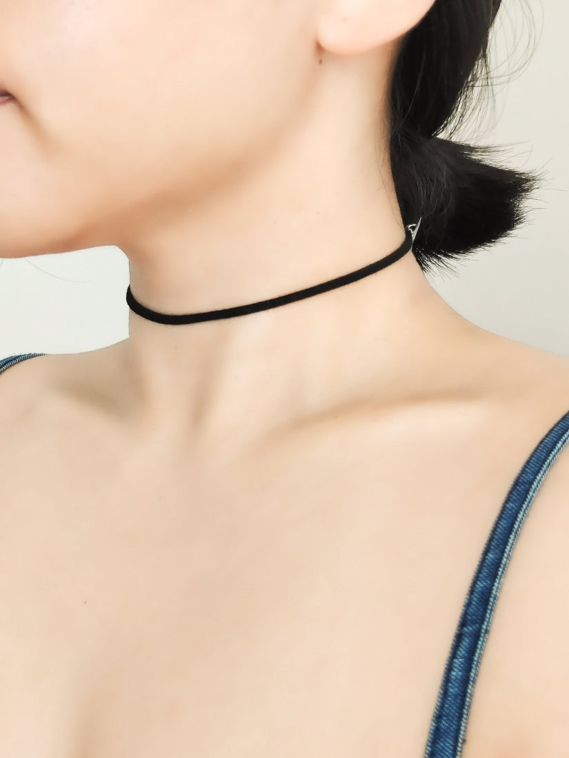 基礎黑麂皮絨CHOKER