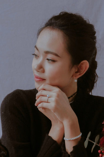 DIANA 法式珍珠耳勾