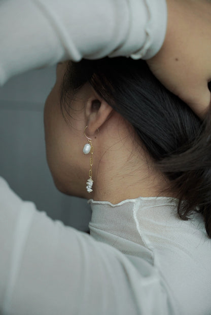 ERATO 多種戴法珍珠耳圈