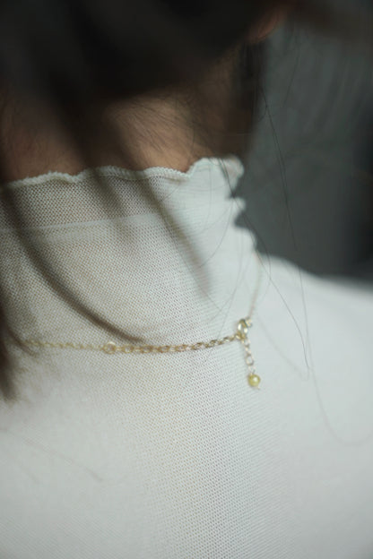 石榴石&黃水晶項鍊