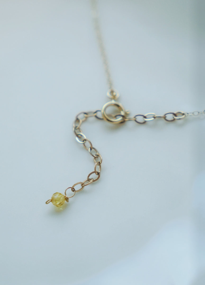 石榴石&黃水晶項鍊