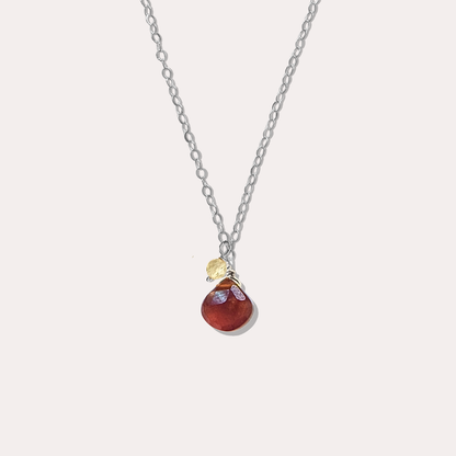 石榴石&黃水晶項鍊
