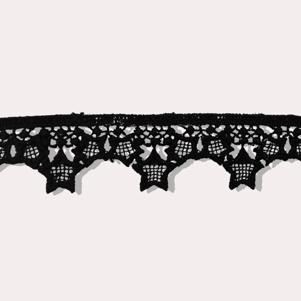 星星寬蕾絲CHOKER