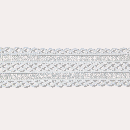 法式三層簍空蕾絲CHOKER-黑/白