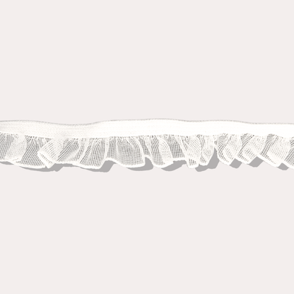 彈力半波浪白色蕾絲CHOKER