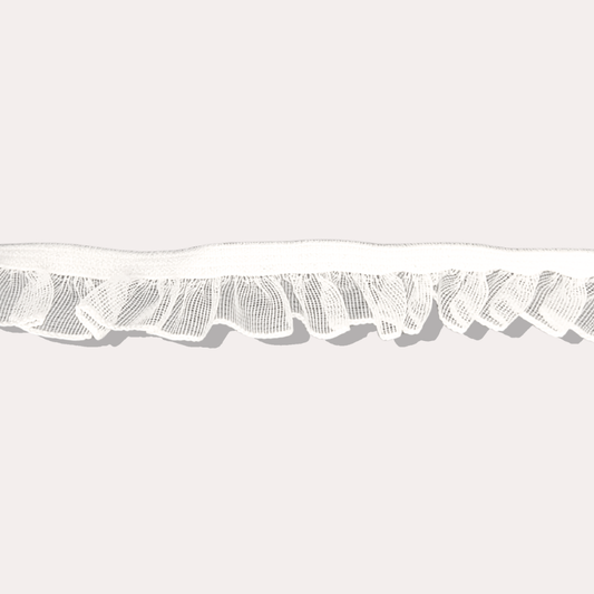 彈力半波浪白色蕾絲CHOKER