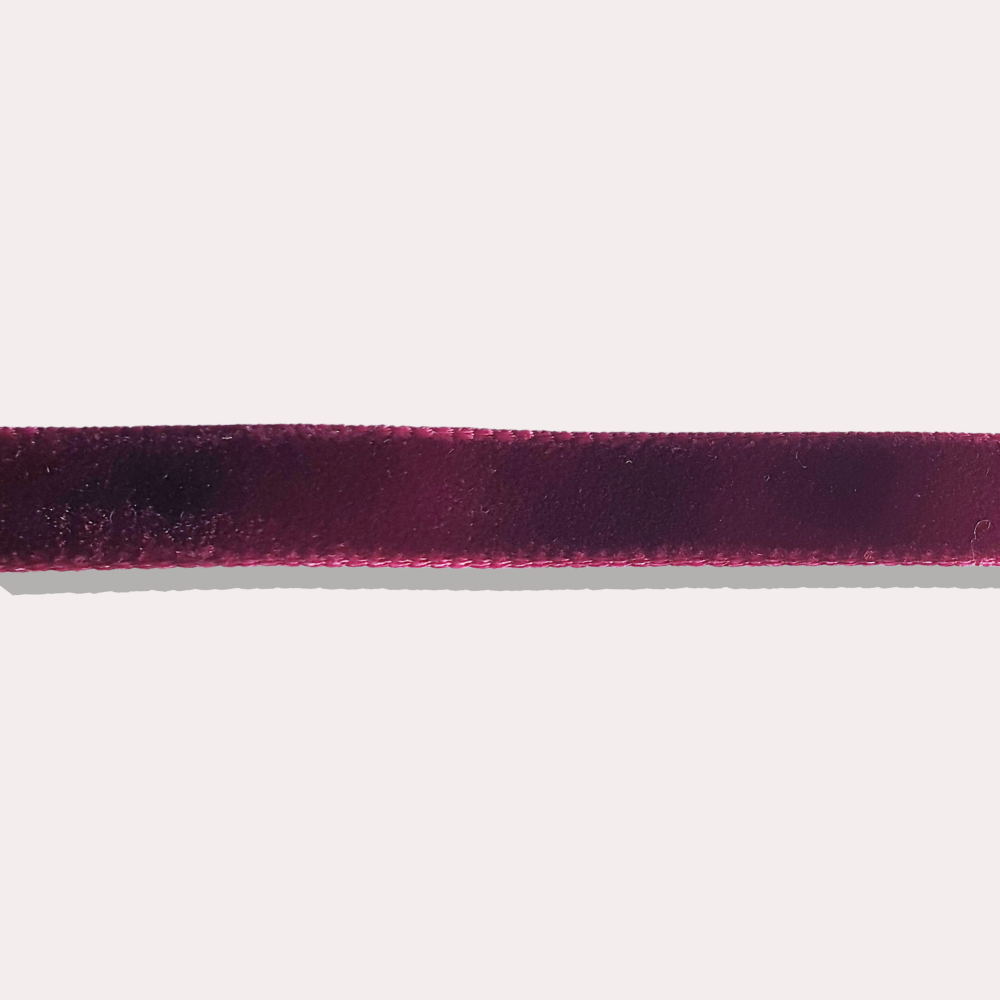 酒紅天鵝絨布CHOKER