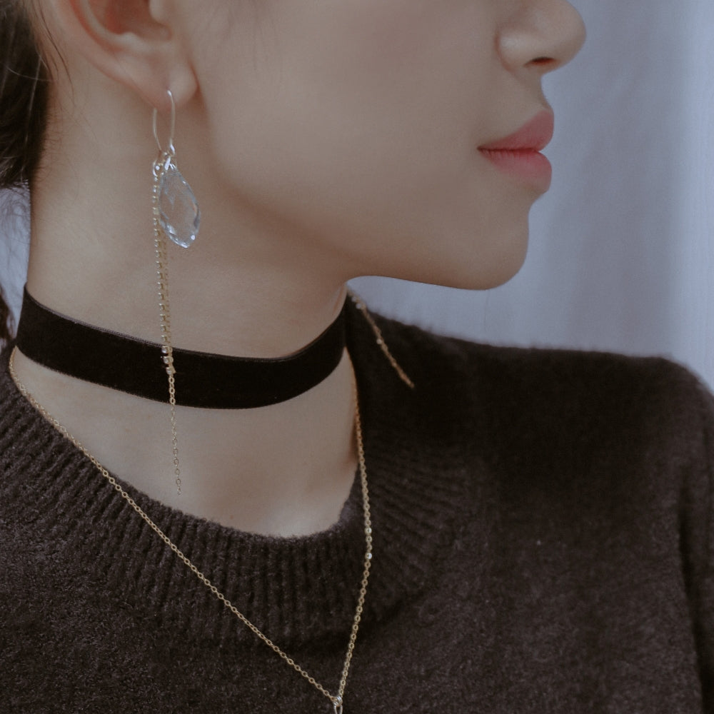 基礎黑天鵝絨布CHOKER
