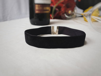 基礎黑天鵝絨布CHOKER
