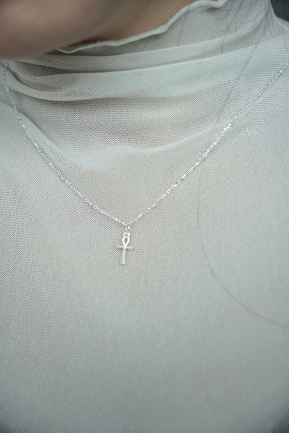 基督信仰系列-迷你安卡十字架項鍊