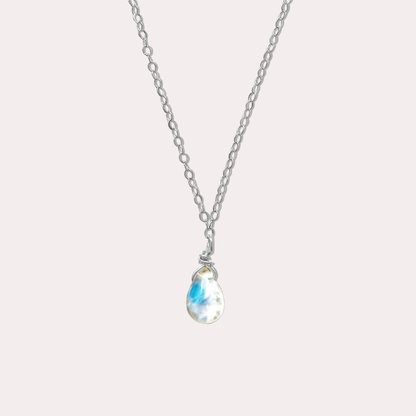 胖胖水滴 月光石項鍊