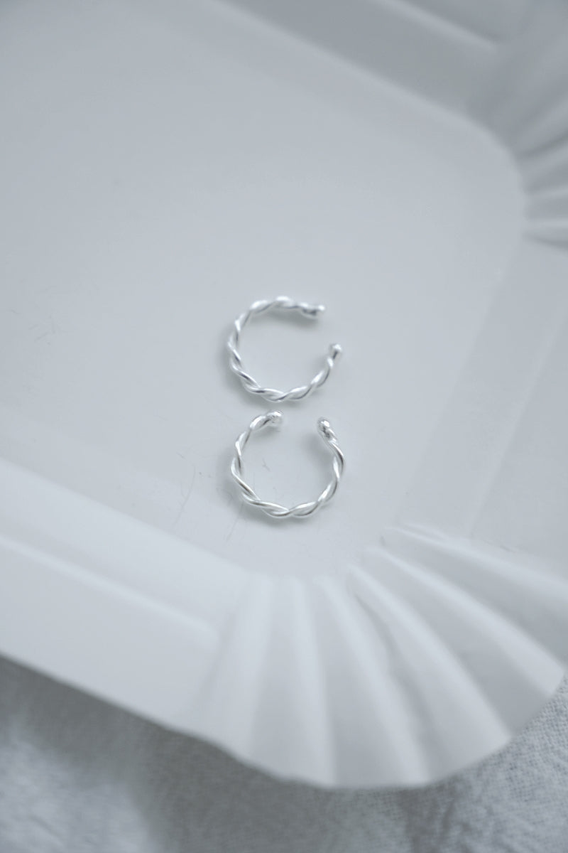 簡約小麻花耳骨夾