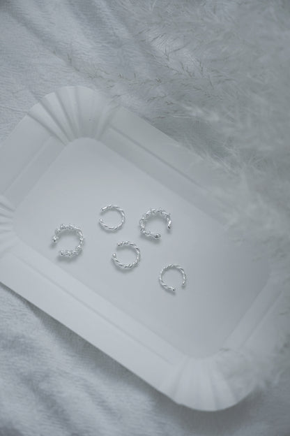 簡約小麻花耳骨夾