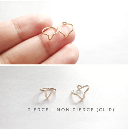 V形耳圈/耳骨夾