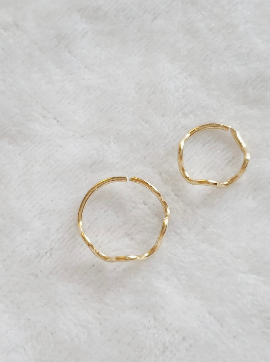 波浪耳圈/耳骨夾