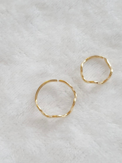 波浪耳圈/耳骨夾