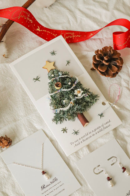 雪松聖誕 × 純銀飾品 - 佳節聯名禮組